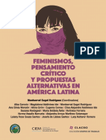 Sagot Rodriguez, Monserrat ( Coord. ) Feminismos, Pensamiento Critico y Propuestas Alternativas en América Latina.