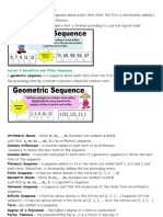 Lesson 1 Arithmetic Sequence