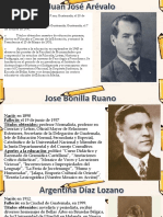 Biografia de Juan Jose Arevalo y Sus Aportes | PDF | Guatemala | Escuelas