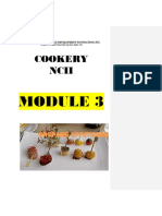 COOKERY M ODULE 3