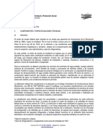 Anexo 18. Componentes y Especificaciones Tecnica Centros de Acopio PAI