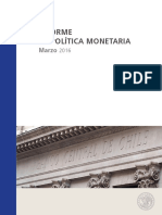 Banco Central - Informe Política Monetaria 2016-03