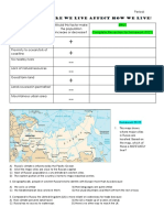 Population Distribution - How Where We Live Affects How We Live