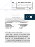 Prueba Lenguaje 6°