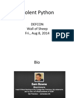 ViolentPython DEFCON 2014 PDF