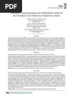 (Dutra Et Al) Avaliação Neuropsicológica de Habilidades Atentivas Em Pacientes Com Transtorno Depressivo Maior