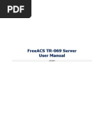 TR-069 Server User Manual PDF