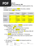 2.1.4 Notes (Chapter 4) 4.2 The Structure of An Atom (P. 108)