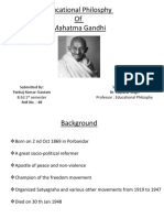 Educational Philosphy of Mahatma Gandhi