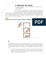 Cómo Actuar Durante Un Sismo