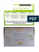 PEEL Process and Note Taking for Visual Learners