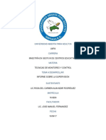 Tarea de La Unidad I Monitoreo