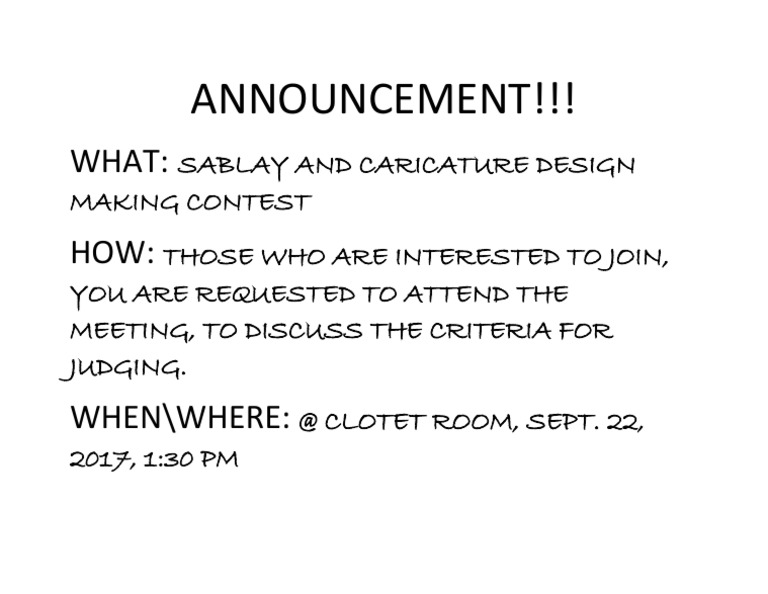 Announcement PDF