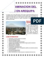 Contaminación atmosférica Arequipa causa principales soluciones