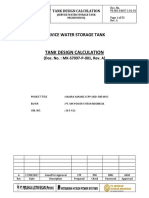 MK-S7097-P-001 Service Water Storage Tank Full (Revised by SSA)