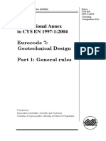 Cyprus National Annex en 1997-1 - New Edition