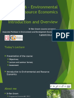  Environmental and Resource Economics Intro