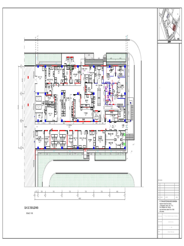 QA QC Building Layout for Etana Biotech | PDF