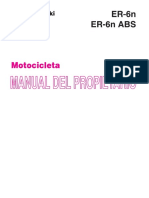 Manual de Ususario Kawasaki ER-6n PDF