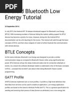 Android Bluetooth Low Energy Tutorial