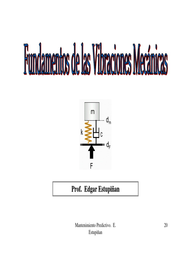 fundamentosdelasvibracionesmecanicas.pdf Frecuencia Física aplicada e interdisciplinaria