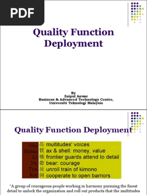 10 Quality Function Deployment.ppt