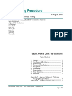 Manual Ultrasonic Thickness Testing Procedure