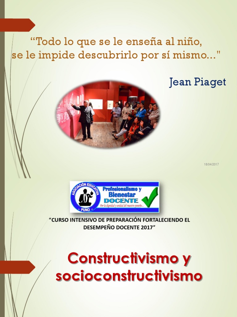 Constructivismo y Socioconstructivismo | PDF | Constructivismo ...