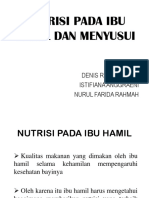 Nutrisi Pada Ibu Hamil Dan Menyusui