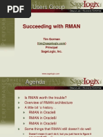 LA Oracle Users Group: Succeeding With RMAN