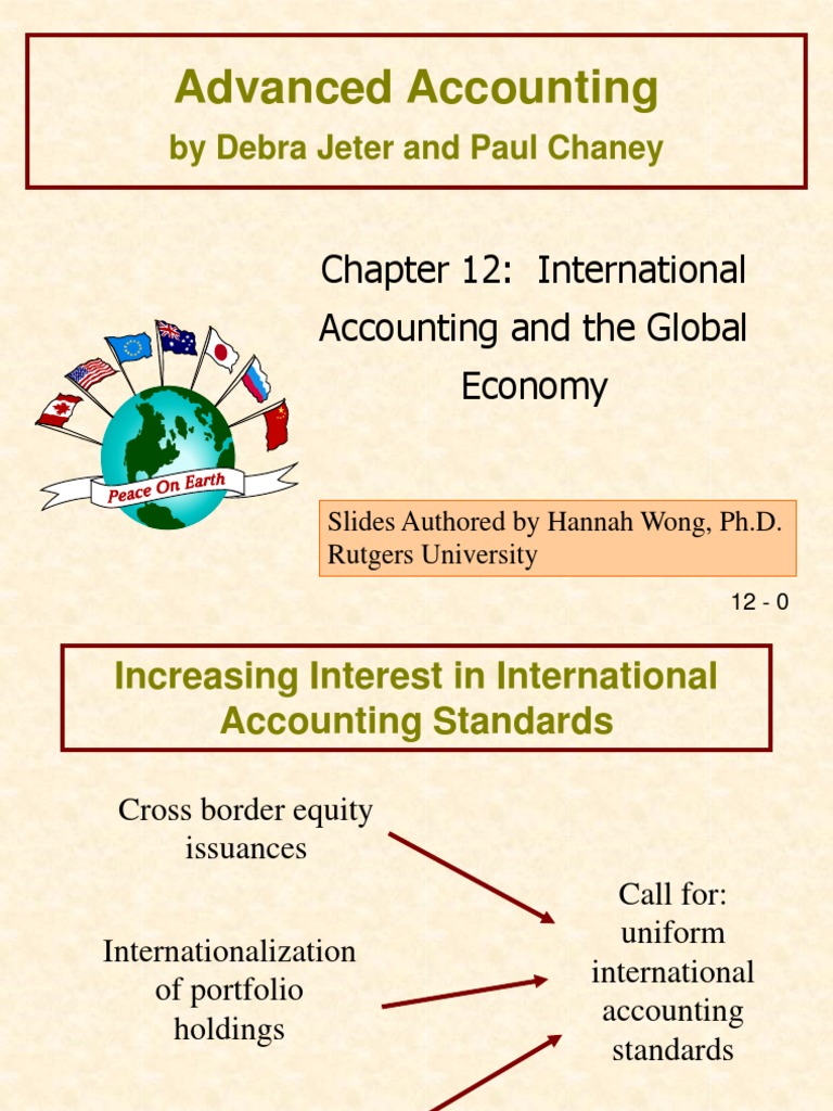 Advanced Accounting Chapter 12 International Accounting and The