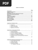 Contoh Table of Content