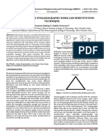 A Survey on Image Steganography using LSB Substitution Technique