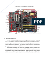 Tata Letak Komponen Pada Motherboard