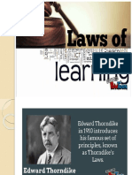 Laws of Learning Principles of Todays Teaching Teacher