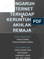 Kolokium Form 6 Kumpulan No.21: Pengaruh Internet