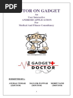 Doctor On Gadget: An User Interactive Android Application For Medical and Fitness Consultancy