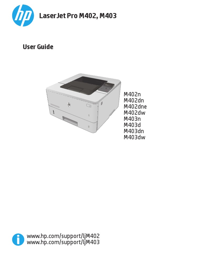 HP 402dn Uputstvo | Operating System | Computing
