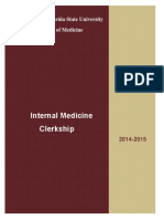 Internal Medicine Clerkship: The Florida State University College of Medicine