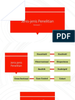 JENIS-JENIS PENELITIAN