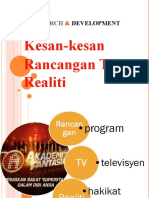 Kolokium Form 6 Kumpulan 22, 6AH: Kesan Program Realiti TV