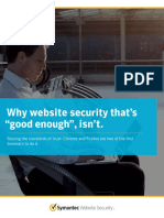 Why Website Security That's "Good Enough", Isn't