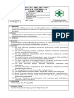 4) 8.1.2 Sop Pemantauan Pelaksanaan Prosedur Pemeriksaan Lab