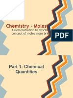 Chemistry - Moles: A Demonstration To Describe The Concept of Moles More Briefly