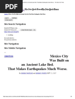 Mexico City Was Built on an Ancient Lake Bed. That Makes Earthquakes Much Worse
