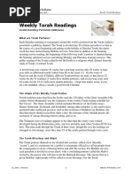Weekly Torah reading