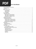 Data Model Naming Standards