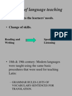 History of Language Teaching