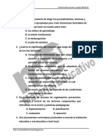 Simulacro de Examen Docente 100 Preguntas de Casos Pedagógicos Con Respuestas PDF