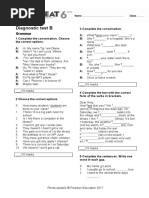 LB 6th Diagnostic Test B